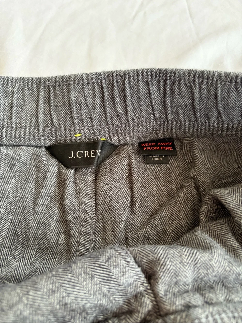 J. Crew waistband mens 100%